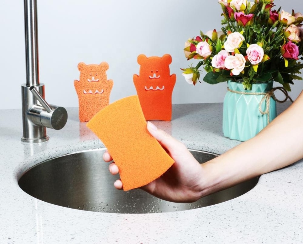 No scratch cleaning silicone sponge magic silicone dishwashing scrubber household cleaning tools for Cleaning Air Conditioner