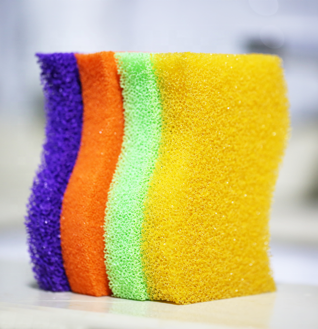 Kitchen Cleaning Silicone Sponge Dish Sponge Silicone Dishwashing Sponge For Housekeeping