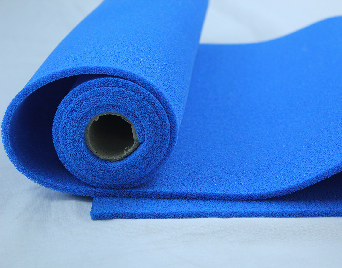 Open cell silicone foam cheap silicone rubber heat resistant silicone sheet for press machine