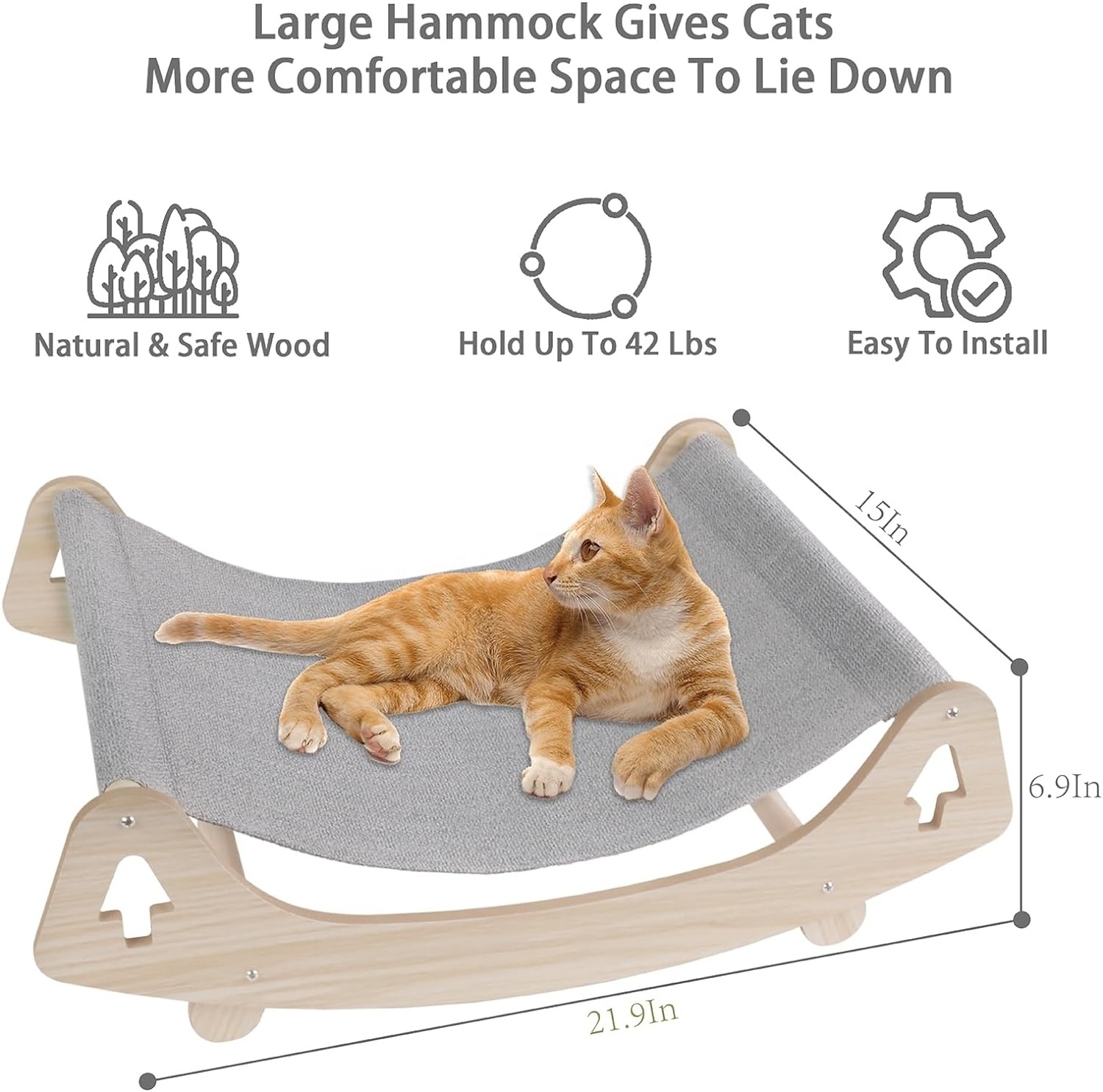 Floor-standing dog bed pet rest hammock cat furniture gift  cat and dog bed