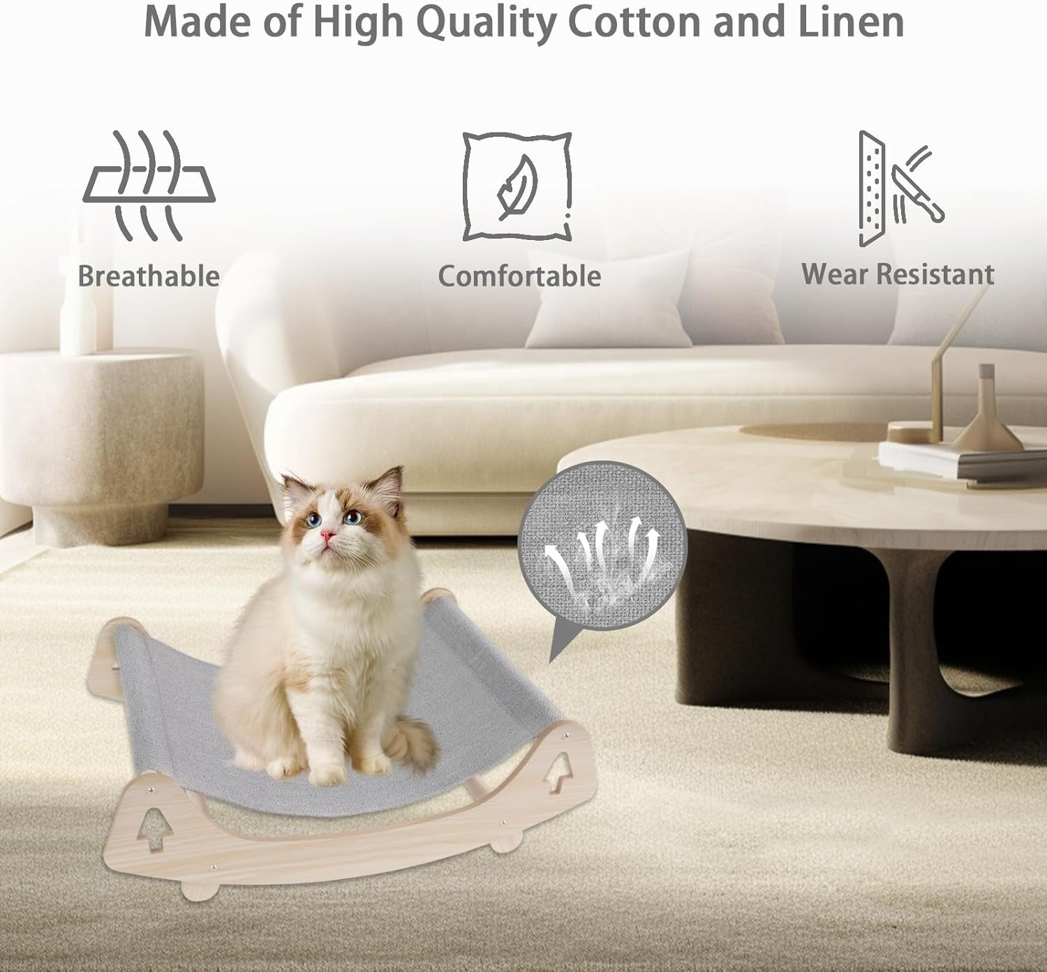 Floor-standing dog bed pet rest hammock cat furniture gift  cat and dog bed