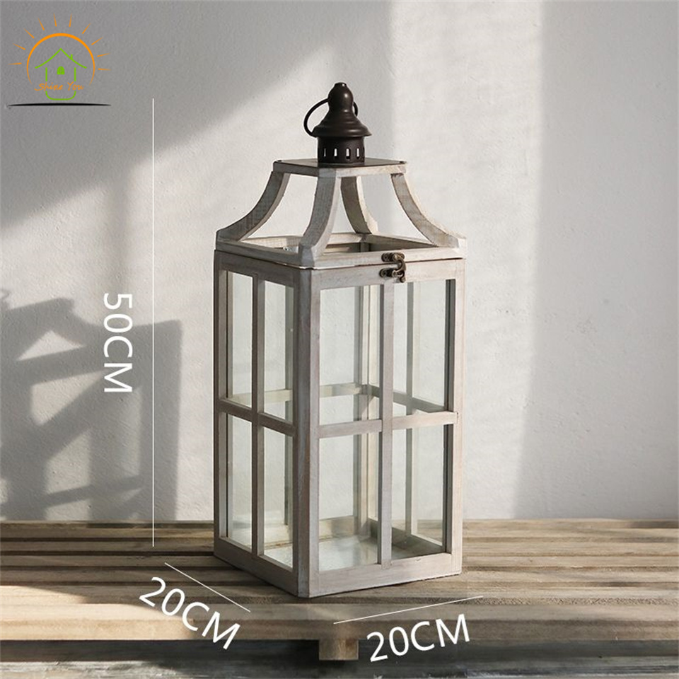 Design Home Decorative Rustic Big Candle Holder Wood Wall Lantern Other Candle Holders Lanterns And Candle Jars Hanging Lamp