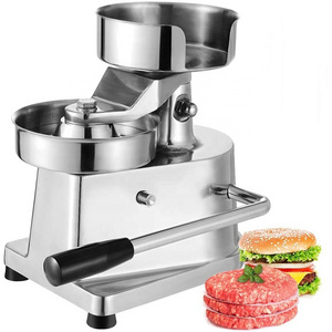 Countertop manual hamburger patty maker 100mm press patty machine for kitchen