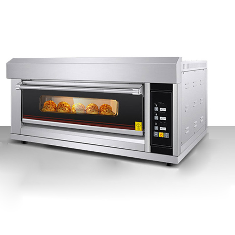 Commercial Rotating Bakery Ovens High Quality Double Layer Electric 220v Pizza Oven