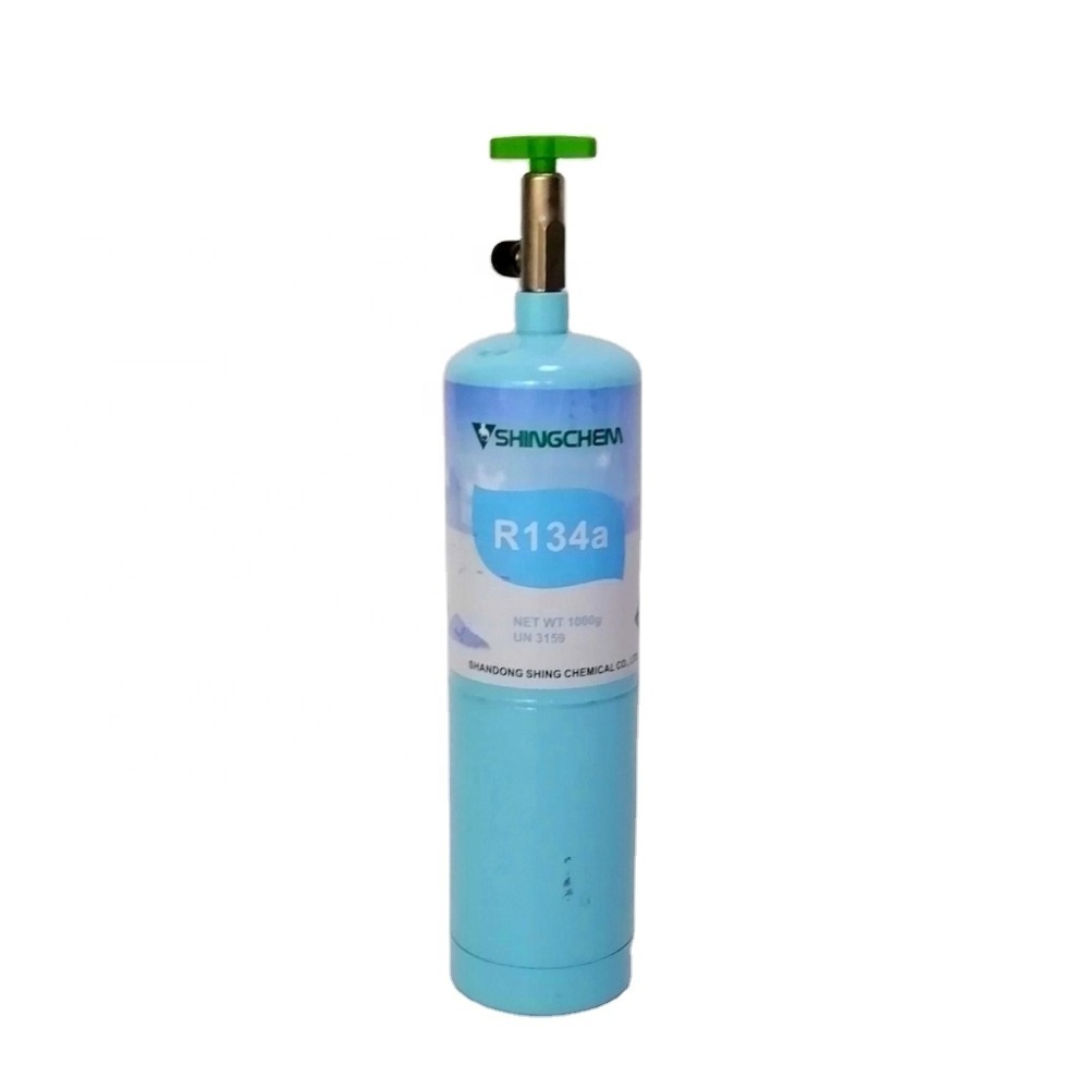 SHINGCHEM air conditioner gas r134a refrigerant tank 1L can 30 lb 13.6kg 12kg r134a refrigerant gas