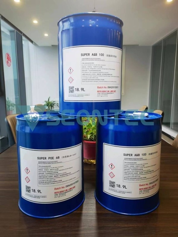 POE-A320 -24 DEGREE <35PPM WITH 0.99 Density AC compressor machine oil Refrigerant oil  capacity 20L-200L