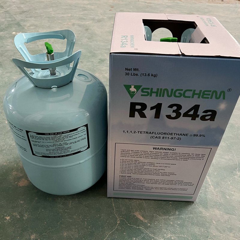 SHINGCHEM CHINA R134a Refrigerant 30 Lb Cylinder R134a Refrigerant Gas For Refrigerator Freezer Air Conditioner