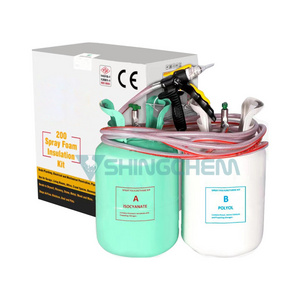 Good Price Two-Component Closed-Cell Polyurethane Spray Foam System 200 600 Spray Polyurethane Set