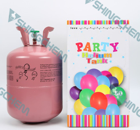 SHINGCHEM High Purity Factory Balloon Usage Helium Tank For Balloons 1.5 Liters 22.4l Disposable Helium Gas Cylinder