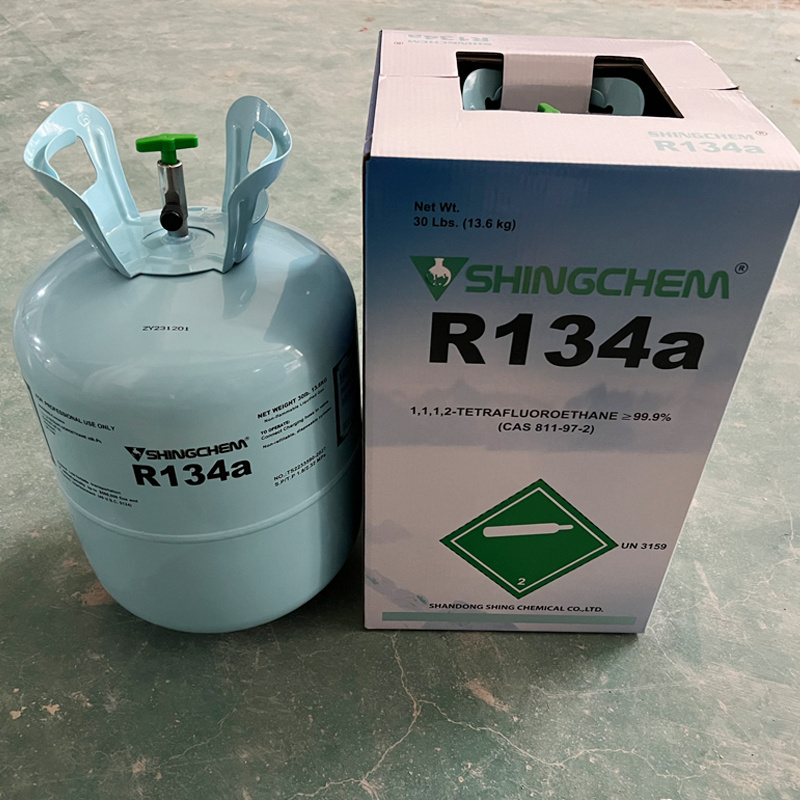 SHINGCHEM CHINA R134a Refrigerant 30 Lb Cylinder R134a Refrigerant Gas For Refrigerator Freezer Air Conditioner