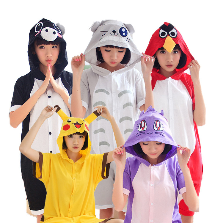 Customized Women Summer Pajama Sets Kids Cartoon Animal Sleepwear Soft  Stitch Home clothes