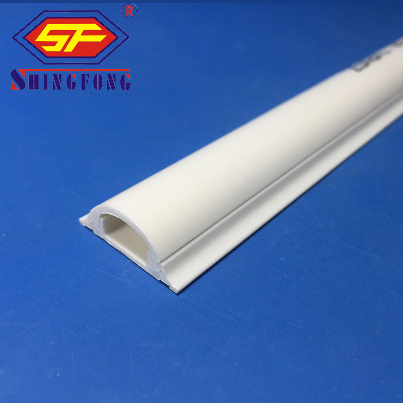 Singapore PVC Arc Floor Cable Trunking 100x30mm PVC Floor Casing For Wiring