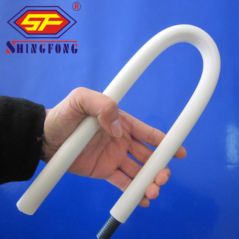 Wall Cable PVC tubes Rectangular Cable Pipe Rigid Orange PVC Bending Conduit