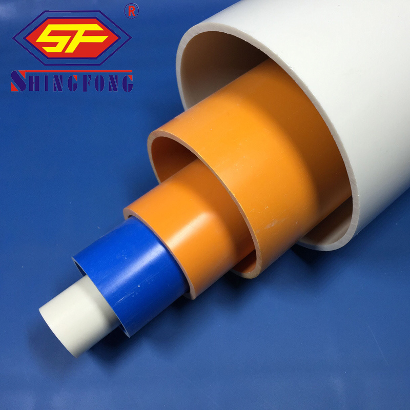 Philippines Nigeria Factory wholesale 16mm 20mm 25mm 32mm thin wall electrical conduit colored pvc pipe