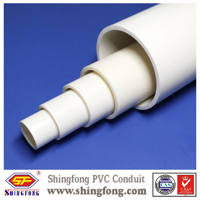 Fire resistant orange electrical PVC pipe 25mm conduit