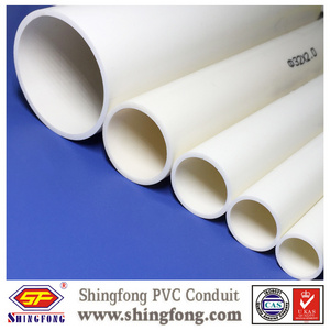 Fire resistant orange electrical PVC pipe 25mm conduit