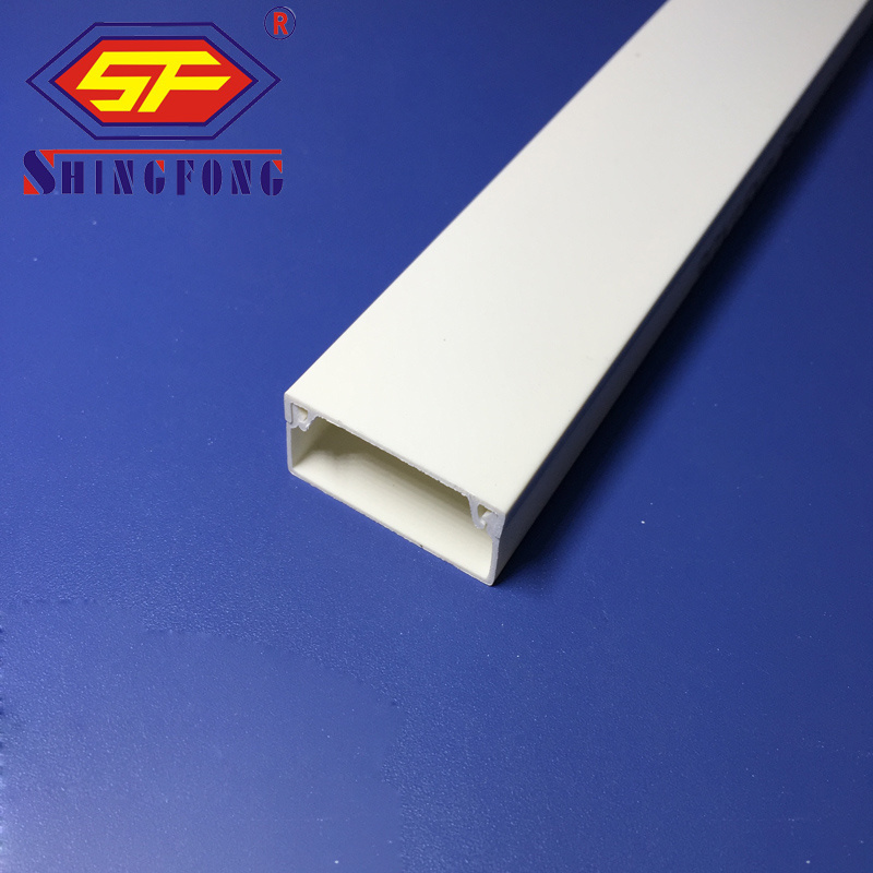 Sri Lanka Full Sizes White PVC Trunking 2Mts Wire Duct PVC Cable Casing Price