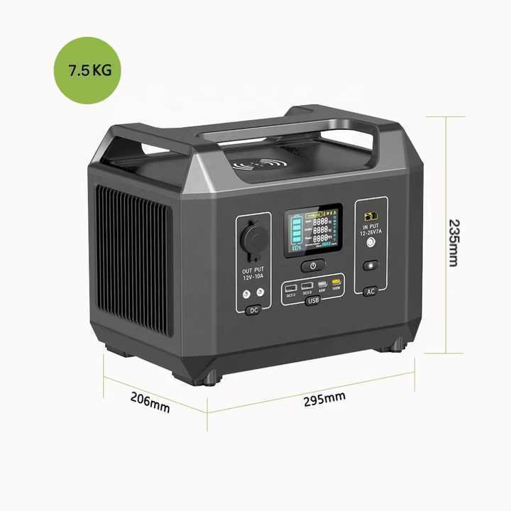 Factory Supply 110V 220V 600W Solar Generator Off Grid Battery Solar Energy Portable Power Station