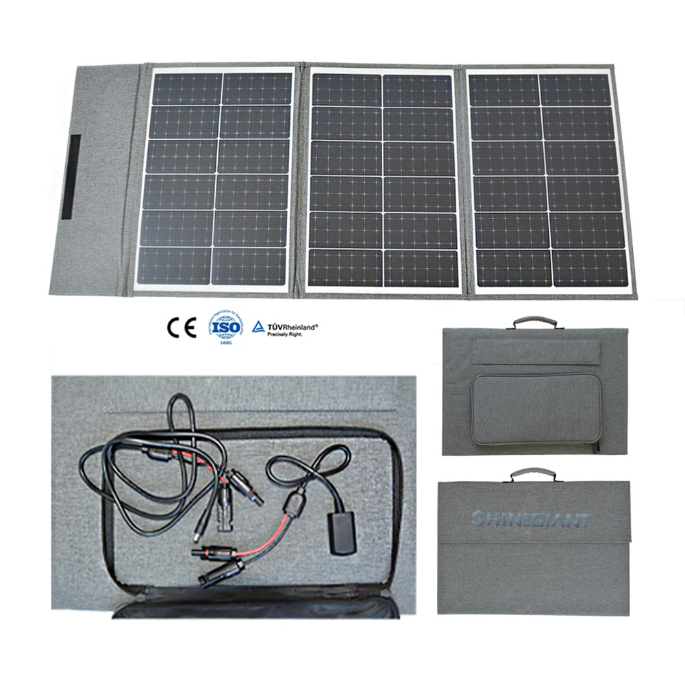 100w For Home Waterproof Battery Panel Portable Charger 400W All Black Monocrystalline Silicon Solar Panels