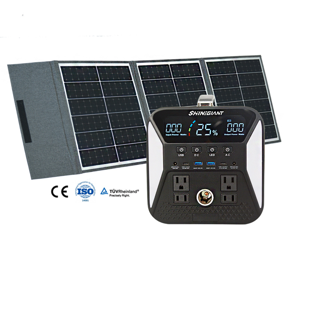 100w For Home Waterproof Battery Panel Portable Charger 400W All Black Monocrystalline Silicon Solar Panels