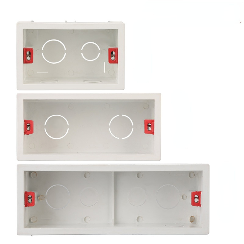 118 type 50H PVC mounting  box Electrical enclosure white switch socket  box junction box