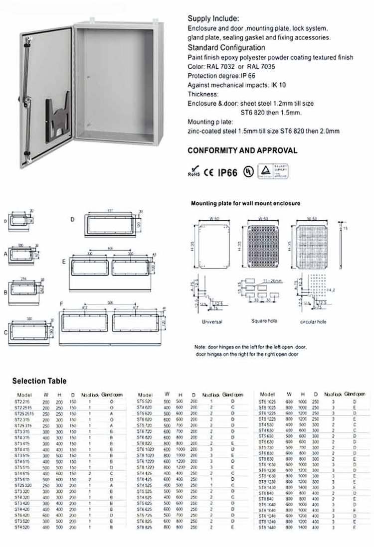 Professional customization smc switchboard plastic waterproof enclosure outdoor telephone junction box