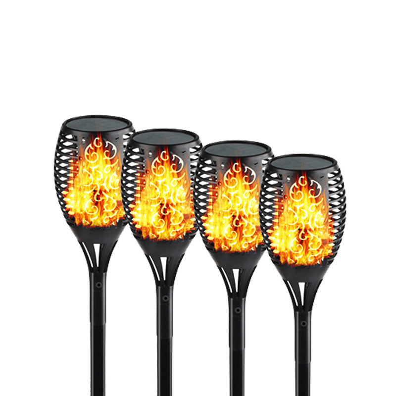 Super Bright Solar Outdoor Waterproof Led Torch Light Flame Lamp Flickering Flame Garden Lights