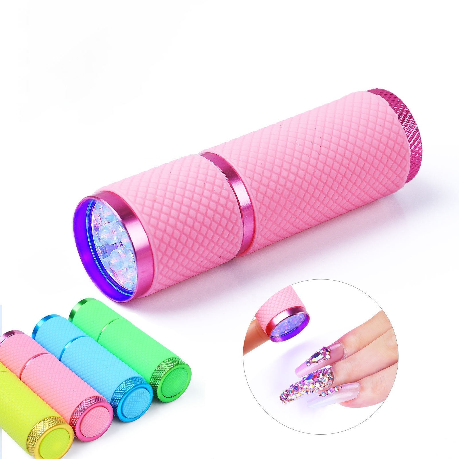 2024 New Arrive Mini Uv Led Nail Lamp Portable Flashlight Nail Dryer Nail Art Tool