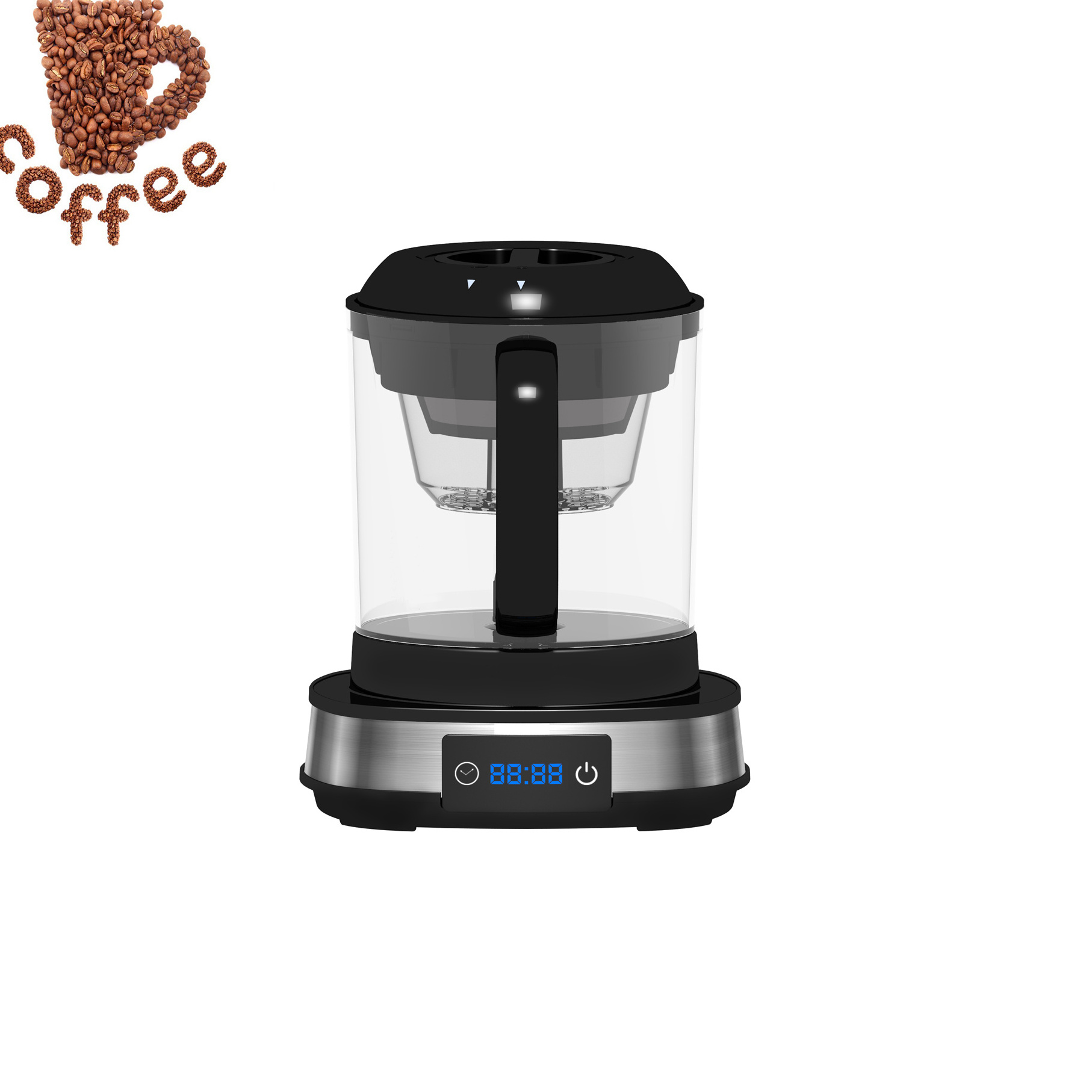 Electric Cold Brew Coffee Maker with Plastic Housing Electric Drip Coffee for Car Use