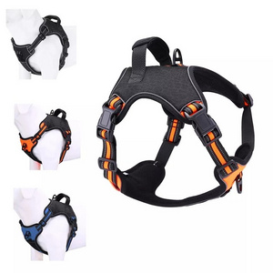 Factory Wholesale Comfortable Mesh Pet Harness  Manufacturers Adjustable No Pull  Reflective Dog Harness Backpack