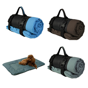 Portable Camping Travel Dog Bed  Soft Comfortable Waterproof Non-Slip Outdoor Dog Bed Machine Washable Easy to Clean Pet Mat