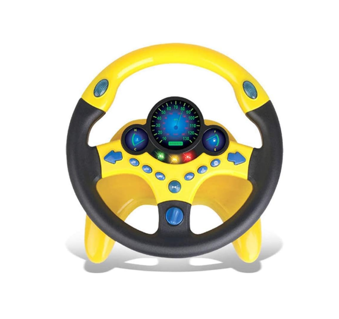 factory custom simulation driving steering wheel plastic toy car driving simulator baby steering wheel toys for toddlers