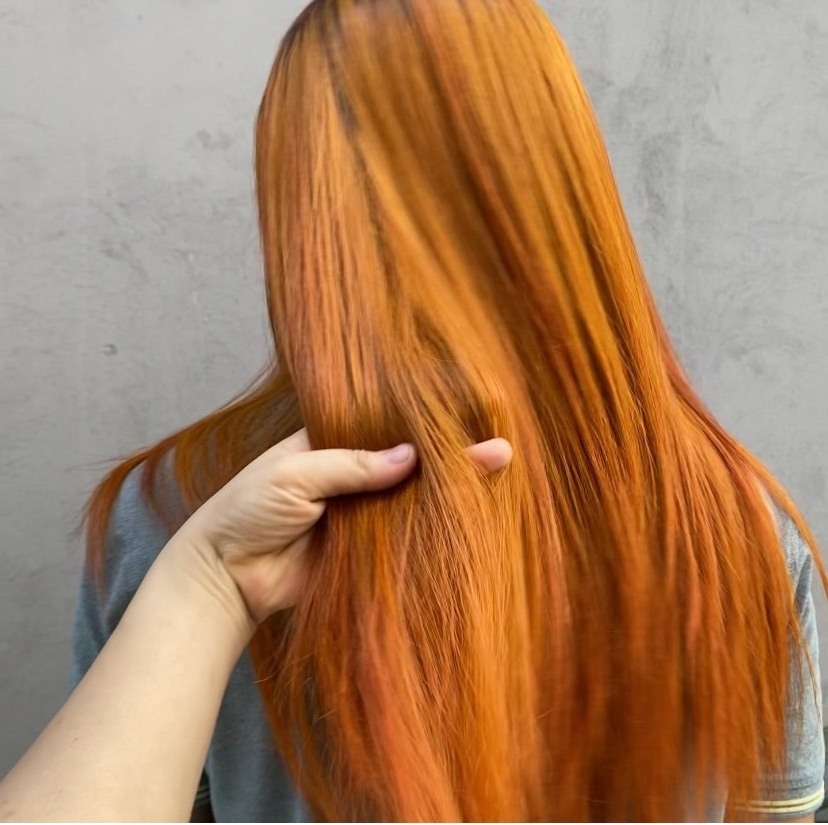 Top seller 2022 Lace Frontal Wig orange hair human hair extension raw vietnamese hair