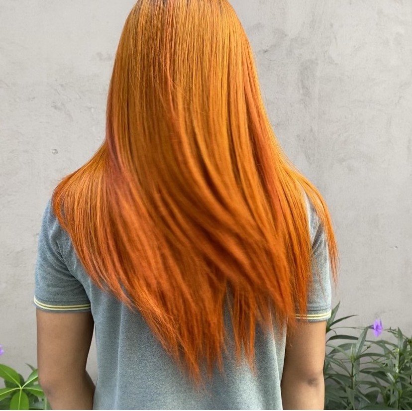 Top seller 2022 Lace Frontal Wig orange hair human hair extension raw vietnamese hair