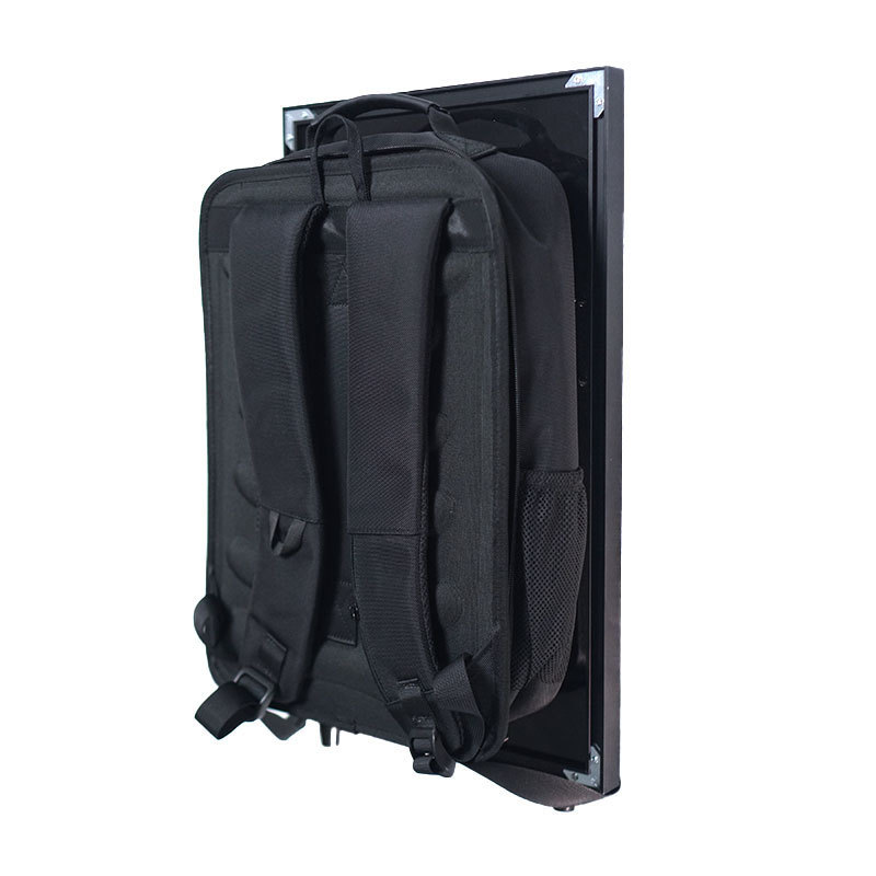 24 Inch Outdoor Backpack Advertising Portable Digital Signage Advertising Kiosk Equipment