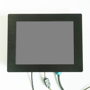 Full IP67 waterproof 12.1 inch industrial 5 wire resistance touch screen monitor, sunlight readable 1000cd/m2