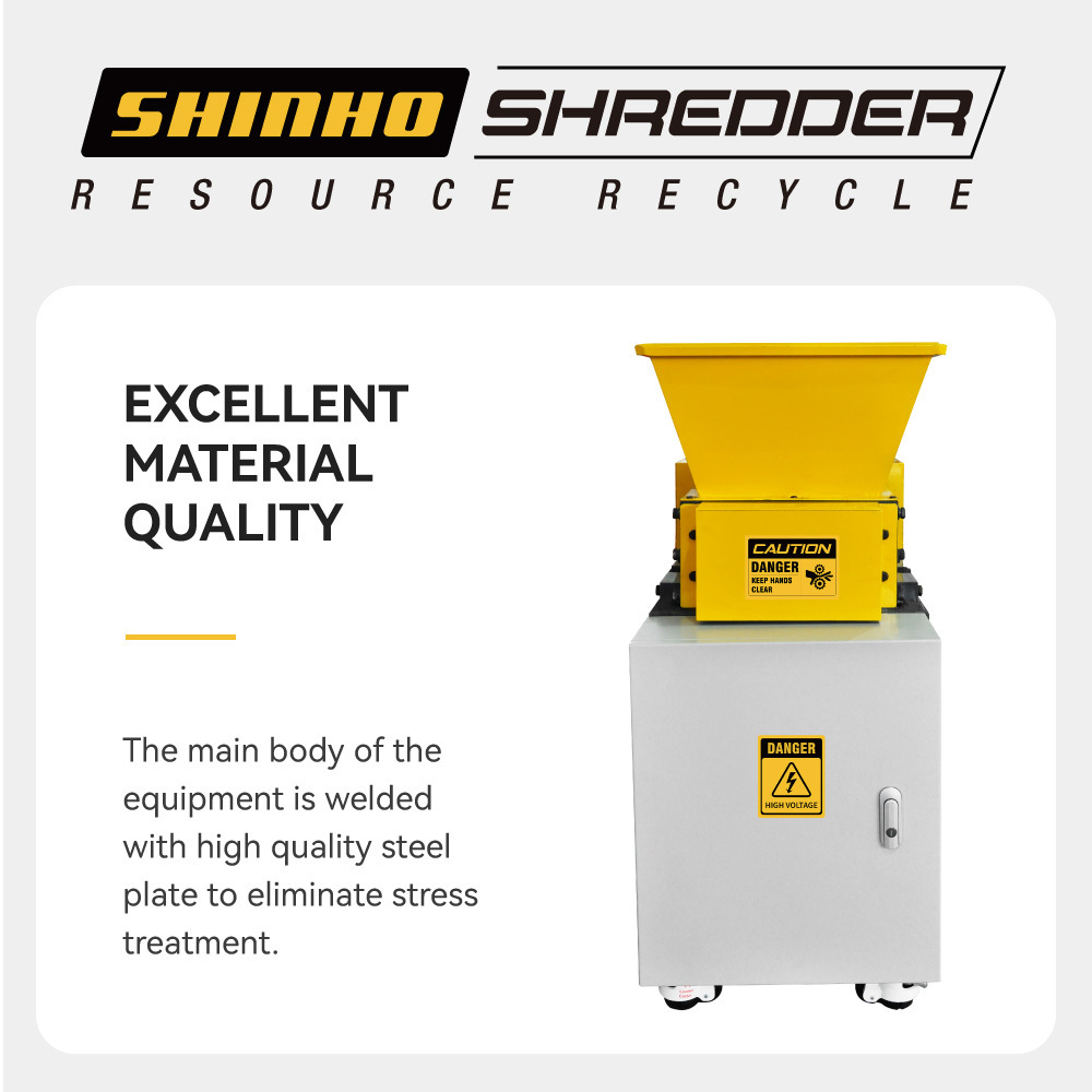 SHINHO SGM-200 Automatic Wholesale Industrial Plastic Shredder Machine Twin Shaft Shredder