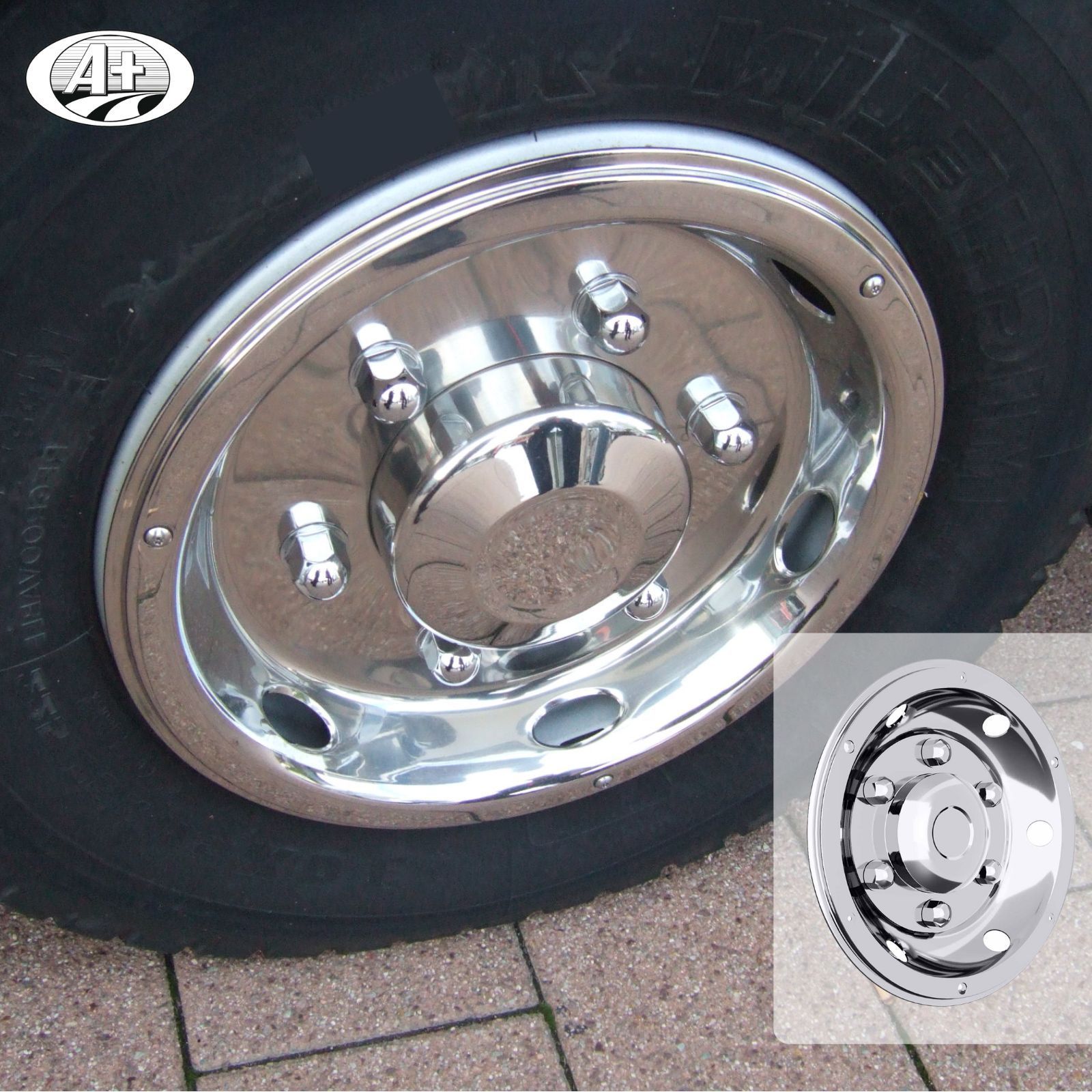 175 Inch Truck Bus Wheel Cover Protective Vehicle Accessory