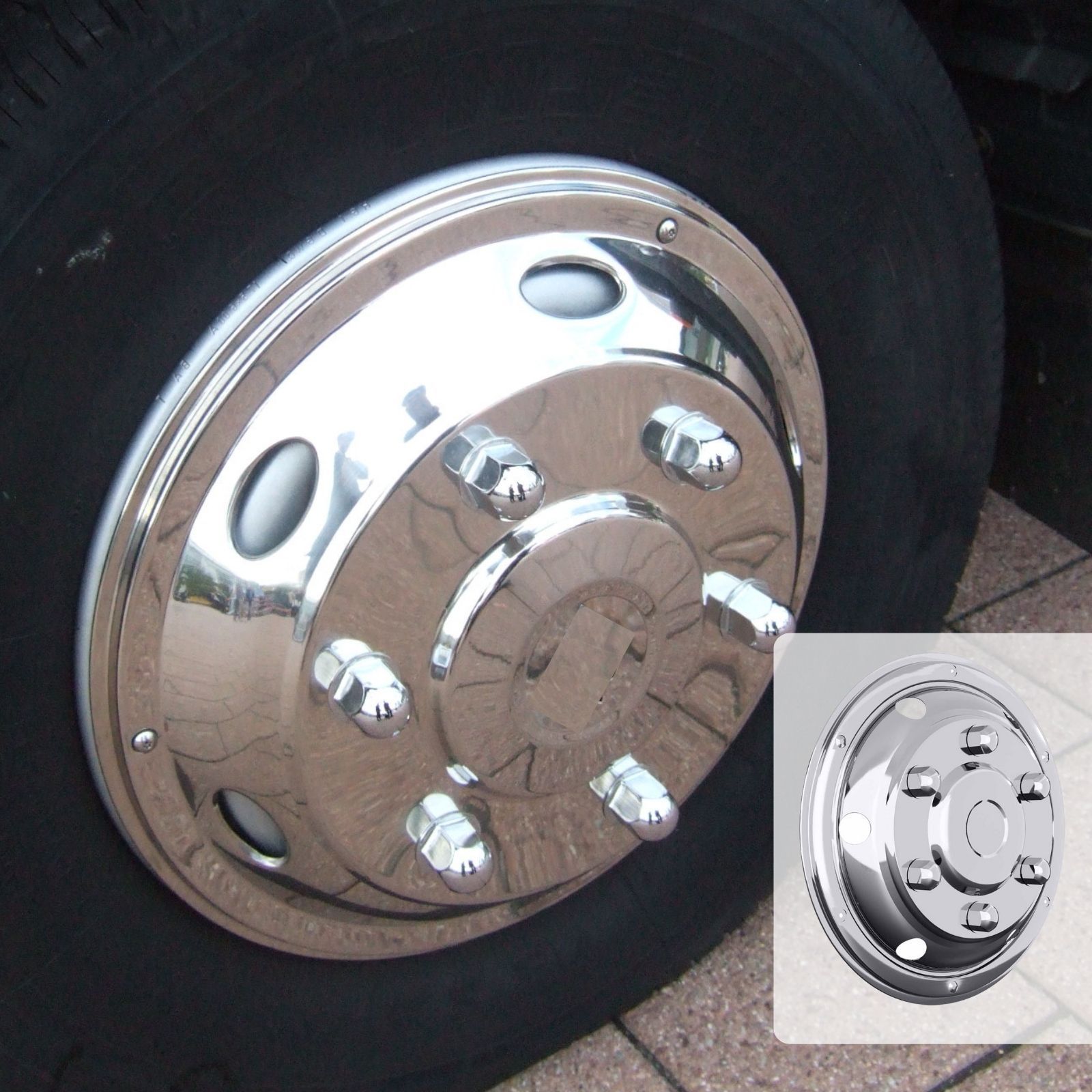 175 Inch Truck Bus Wheel Cover Protective Vehicle Accessory