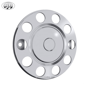 EU/JP 22.5 T304 Stainless Steel Truck /Bus Wheel Cover Protector Ring with closed center For STEEL WHEEL