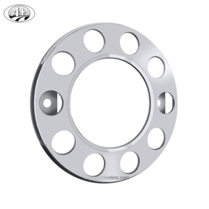 EU/JP 22.5 Stainless Steel Truck/ Bus Wheel Cover Protector Ring with Open Center For STEEL WHEEL