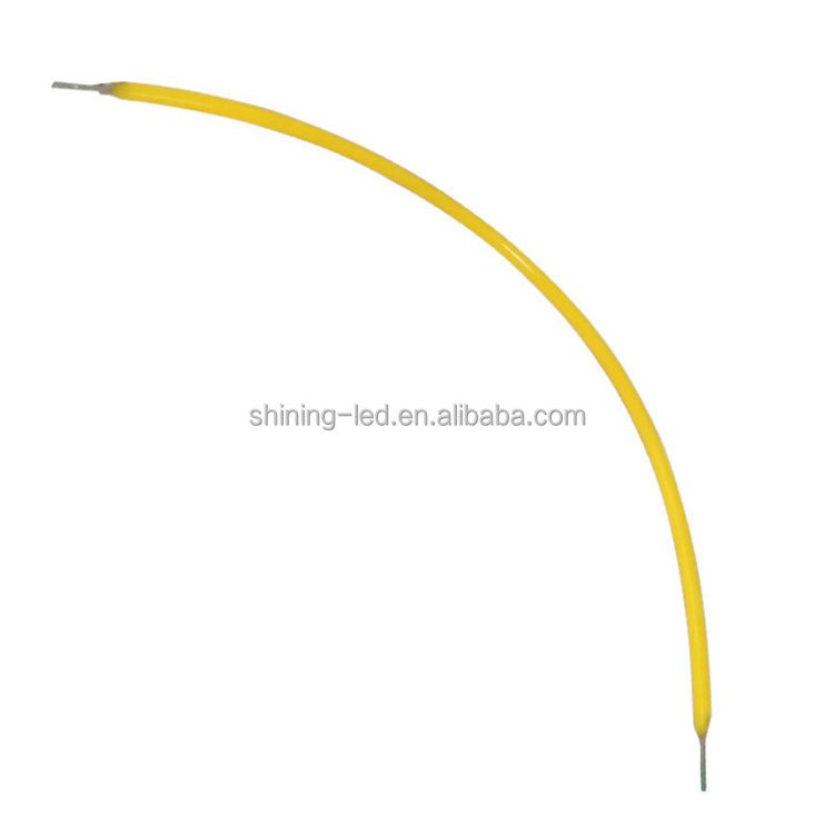 Shenzhen Manufacturer Low Voltage 3V 130mm Warm White 2200K Bendable Soft Flexible Filament COB LED Chip for Bulb Light