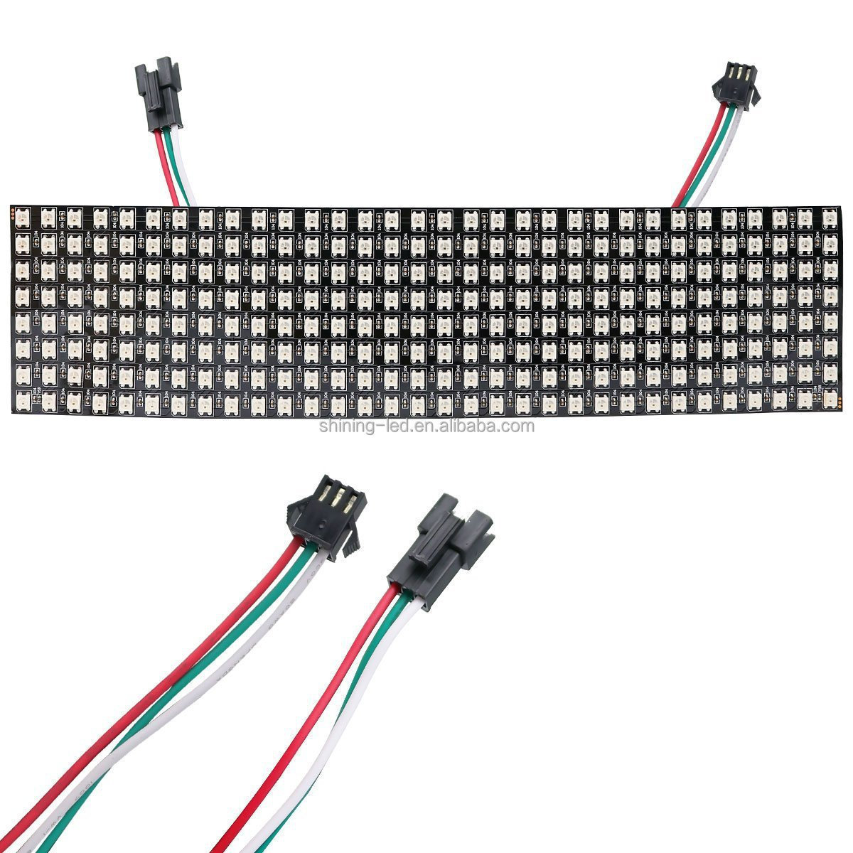 Bendable Flex Pixel Matrix Programmable LED Display Screen 8*32/16*16/8*8 RGB APA102C/WS2812B/SK6812 LED Flexible Panel