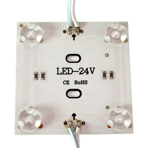 Diffuse Reflection 24V High CRI 90 Ra 4W LED Module Light Warm / Natural / Cool White Square Lamp 2700K 3000K 3500K 4000K 6000K