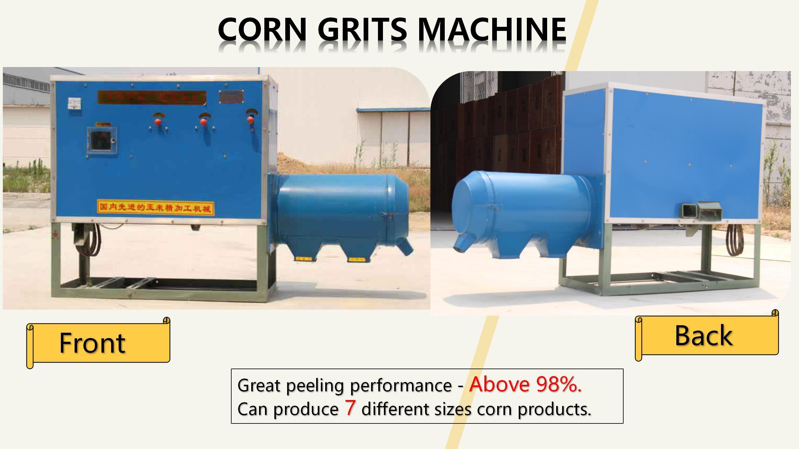 Shiningall maize grinding machine mini home use corn peeling grits flour machine