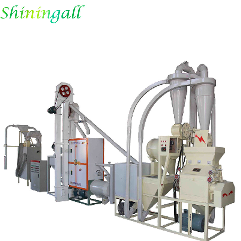 Multifunctional corn maize meal flour grits making grinding milling machine