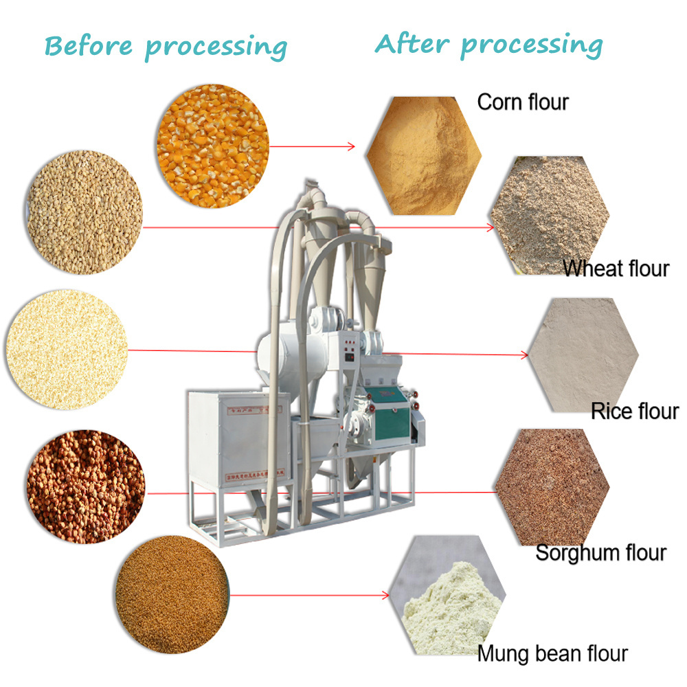 10 tpd small scale maize milling machine maize meal grinding machines maize flour machine