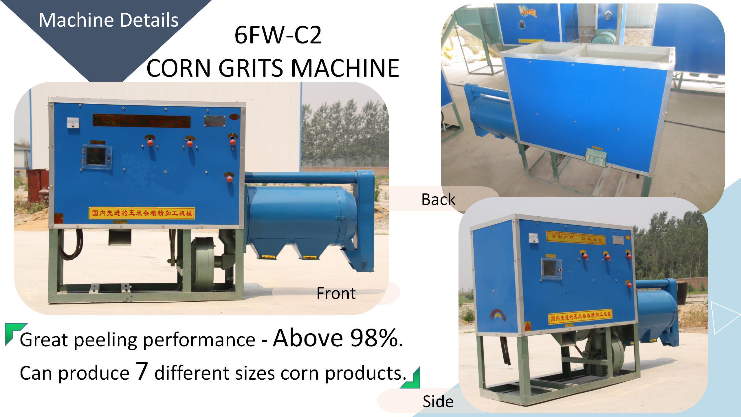 Maquina procesadora de maiz small business machine corn peeling grits flour mill dal mill