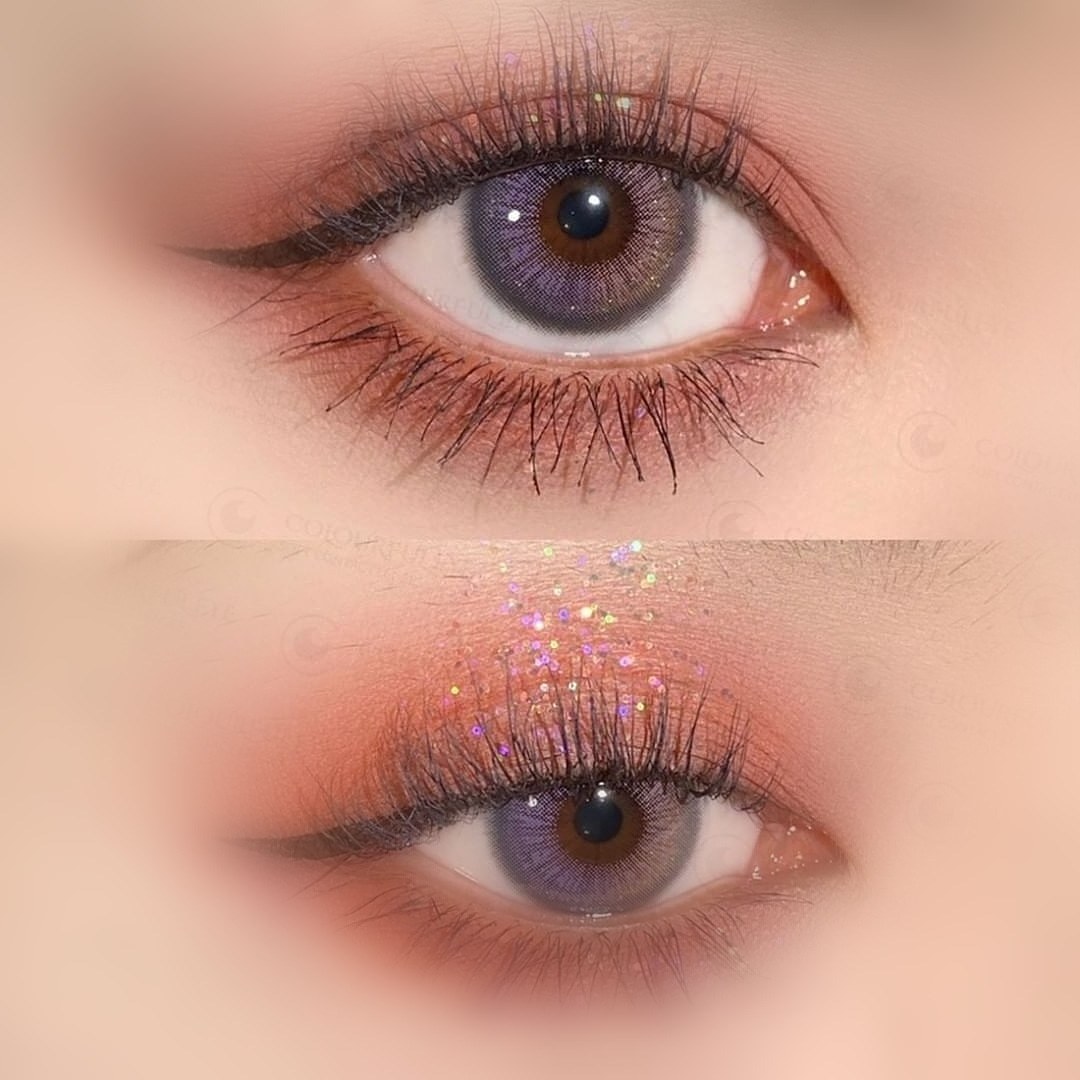 Fresh desio Vision shining golden powder blink color contact lens twinkle star lovely colored contact lenses