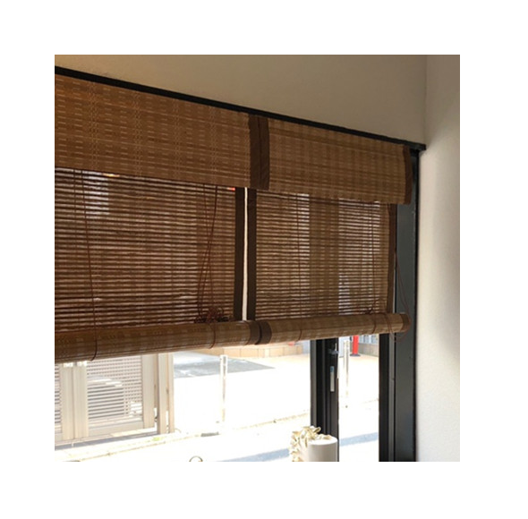 new style Chinese waterproof bamboo blinds curtains bamboo slat roll up blinds woven roman bamboo blinds